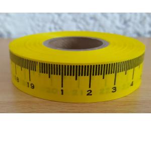 Zelfklevend lintmeter links- rechts  (Geel)